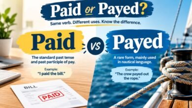 Paid or Payed